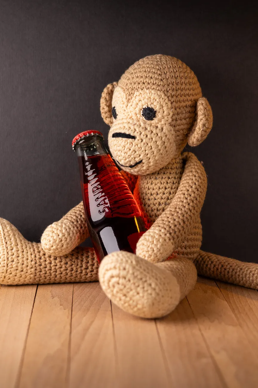 Coco loves his bottle